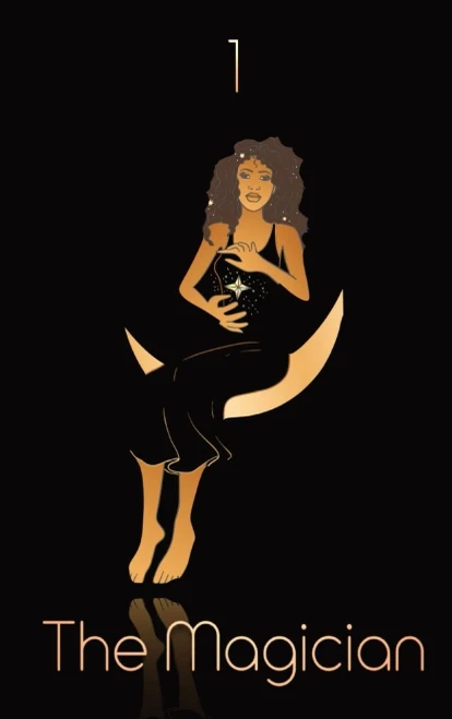 Mystical Black African American Magic Tarot Card Diary, Journal, And/Or Notebook: Perfect For Fans Of Astrology, Dark Magic, Fantasy, Occult, Wicca, ... Materials Diaries, Journals, And Notebooks)