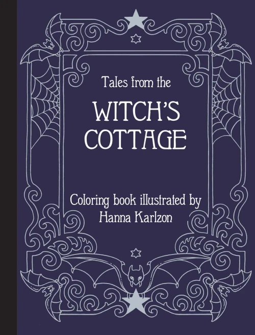 Tales From The Witch's Cottage: Coloring Book