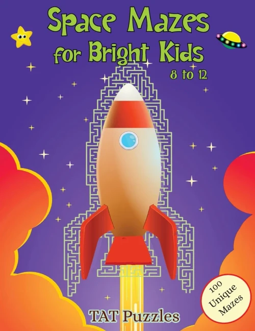 Space Mazes For Bright Kids: 8-12