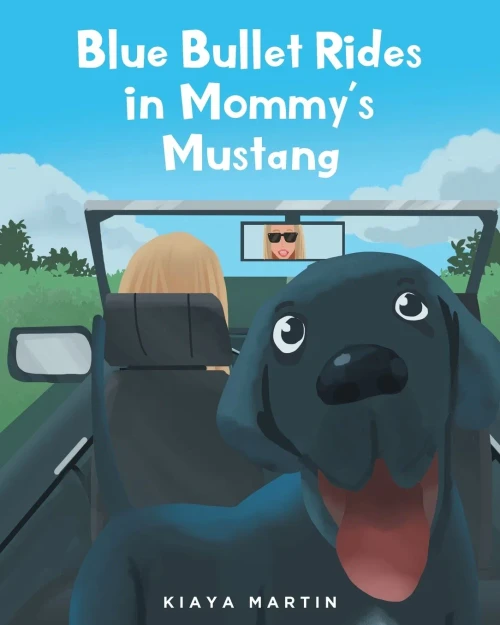 Blue Bullet Rides In Mommy's Mustang