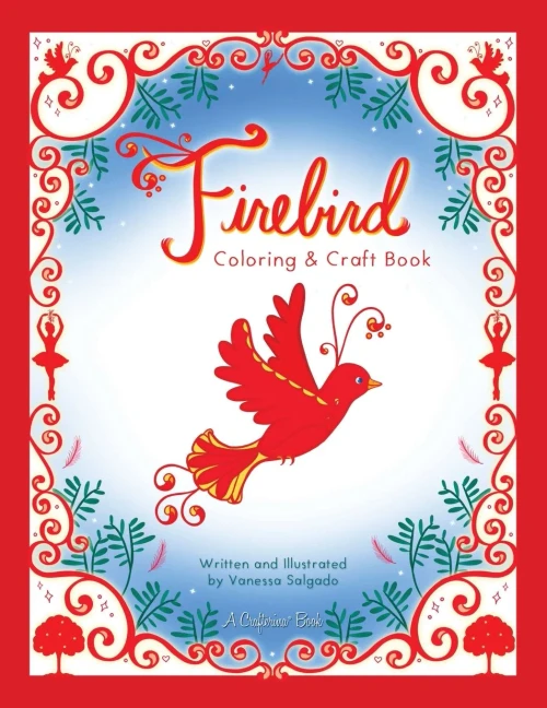 Firebird Coloring & Craft Book (Crafterina® Book Series)