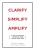 Clarify Simplify Amplify
