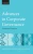 Advances In Corporate Governance: Comparative Perspectives (Hertie Governance Report)