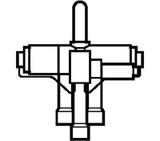 061L1210 Danfoss 4-way reversing valve, STF - automation24h