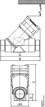 148B6585 Danfoss Check valve, CHV-X 25 - automation24h