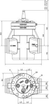 027H7162 Danfoss Pilot operated servo valve, ICS 150 - Invertwell - Convertwell Oy Ab