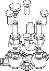 027H0164 Danfoss Top cover, ICSH 32 - Invertwell - Convertwell Oy Ab