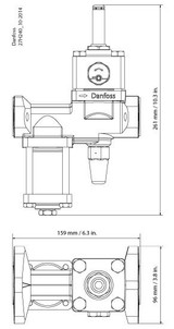 027L4518 Danfoss Valve station, ICF 20 EVRAT - Invertwell - Convertwell Oy Ab