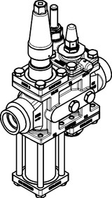027L4096 Danfoss Valve station, ICF 25-4-11 - automation24h
