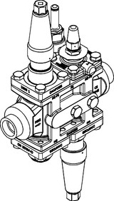 027L4136 Danfoss Valve station, ICF 25-4-18 - automation24h