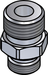 027L4810 Danfoss Nipple SS for sideconnection, G3/8'-1/2' - automation24h