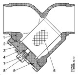 148B5717 Danfoss Strainer housing, FIA 50 - automation24h