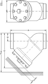 148B5908 Danfoss Strainer housing, FIA 80 - automation24h