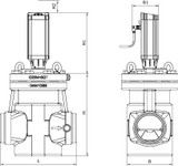 027H7130 Danfoss Motor operated valve, ICM 100 - automation24h
