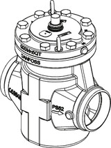 027H7150 Danfoss Motor operated valve, ICM 125 - automation24h