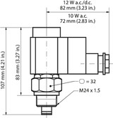 027B1130 Danfoss Pilot valve, EVM - automation24h