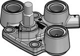 027H2173 Danfoss Top cover, ICS3 25 - Invertwell - Convertwell Oy Ab