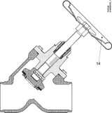 148B6010 Danfoss Shut-off valve, SVA-S 100 - Invertwell - Convertwell Oy Ab