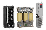 LCL Filter OF7Z3 for System Modules OF7Z3-M-AF-05-514A-A1-C54-F4 Air-cooled, forced 380-500 V AC, 514 A AuxBus thermal protection IP00/Open Type (Channel IP54) LCL filter for air.c. AFE10  Other options according to model code