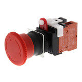 A22EM01 OMRON EMERGENCY STOP SWITCH NON ILLUMINATED 40MMDIA PUSH LOCK/TURN RESET 1N/C