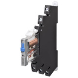 G2RVSR701ACDC24 OMRON SLIMLINE RELAY 6MM INCL SOCKET SPDT 6A 24VDCSCREW TERMINALS AND TEST SWITCH