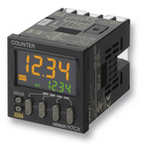 H7CXA114N OMRON COUNTERCounter, plug-in, 11-pin, 1/16DIN (48 x 48mm),IP66, 4 digits, multifunction: 1-s tage & total,SPST-NO 3 A relay output, 1 00-240 VAC supply, 12VDC aux supply