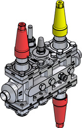 027L4724 Danfoss Valve station, ICF SS 25-6-3RA - Invertwell - Convertwell Oy Ab