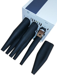 Finger guards provide IP20 protection when used with cable of diameter 22 mm or greater.
