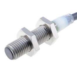E2A3S08KS03WPB12M OMRON Inductive Proximity Sensor, Stainless Steel,M8, Shielded, 3mm, DC, 3-WIRE, PNP-NO, 2 M Cable