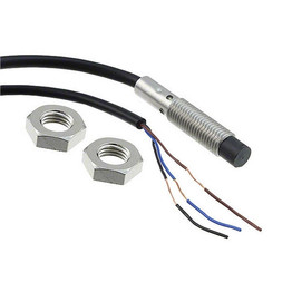 E2BS08KN04WPB12 OMRON PROXIMITY SENSOR LITE INDUCTIVE S/S SHORTBODY M8 UNSHIELDED 4MM DC 3-WIRE PNP N/O 2M CABLE