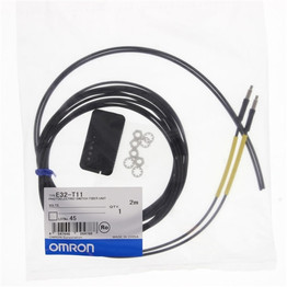 E32T112M OMRON FIBRE OPTIC SENSOR THROUGH-BEAM M4 2M CABLE
