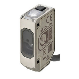E3ASF1000IMT2M OMRON E3AS photoelectric sensor, rectangular housing, stainless steel, infrared laser class 1, time-of-flight, 1000 mm, PNP, Light-ON/Dark-ON, IO-Link COM3, 2 m cable