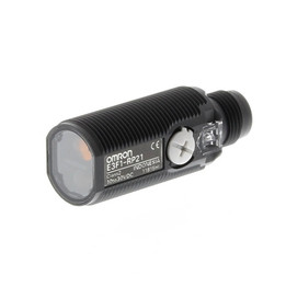E3F1RP21 OMRON COMPACT PHOTOELECTRIC SENSORM18 AXIAL, PLASTIC BODY, RED LED, RETRO- REFLECTIVE, DIST=0.1-3M