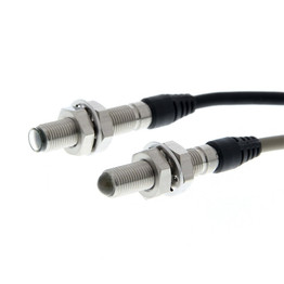 E3TCT142M OMRON PHOTOELECTRIC SENSORM6 stainless steal housing, through-beam 1m, Dark-ON, PNP, 2m cable