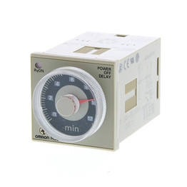 H3CRH8LAC100120S OMRON Timer, Plug-in,8 Pin,1/16DIN (48x48mm)Power off-delay, 0.05-12s,DPDT,5A