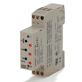 H3DSSLACDC OMRON TIMER, DIN RAIL MOUNTING, 17.5MM, 24-230 VAC/24-48 FDC, ON/FLICKER-ON/INTERVAL/ONE-S HOT-DELAY, 0.1S-120H, SPDT,5 A, 'SMART D IAL' LOCKABLE SETTINGS.