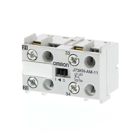 J73KNAM02 OMRON AUX CONTACTS 2POLE 2B FOR J7KNA