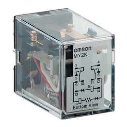 MY2KUSDC12 OMRON RELAY 12V DC LATCHING