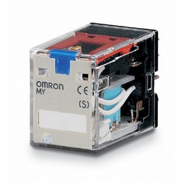 MY4INS/48DC OMRON 4P C/O RELAY 48V DC WITH MECH. &LED INDICATOR PUSH TO TEST BUTTON