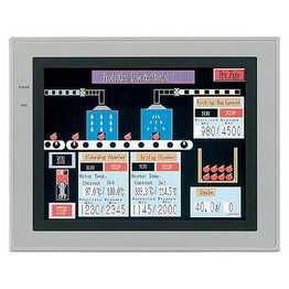 NT631CST153EV3 OMRON TOUCH SCREEN HMI 10.4" DISPLAY TFT LCD8 COLOURS 640 x 480 PIXELS 2 x RS232 POR TS 1 x RS422 PORT PRINTER PORT 24VDC BEI GE CASE