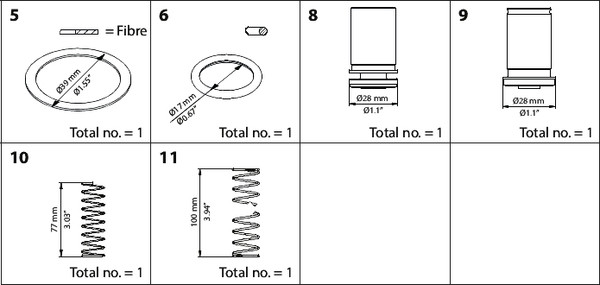 148B6167 Danfoss Overhaul kit, CHV 15-20 - automation24h