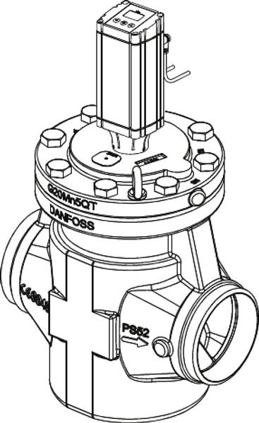 027H7150 Danfoss Motor operated valve, ICM 125 - automation24h
