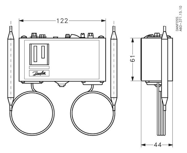 060L202466 Danfoss Thermostat, KP98 - automation24h