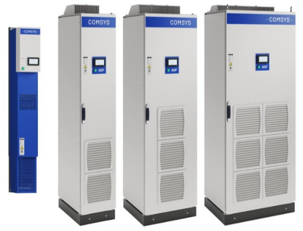 P300-100/480_TCE41Q--43 The ADF P300 active filter is available in cabinet form with protection ratings IP32, IP43, and IP54. Extended HMI and multimaster functionality are included as standard features. Compatible with VLT®, VACON® and iC7 drives from Danfoss.