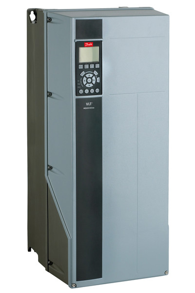 Frequency converter FC-202N160T4E54H2BGCXXXSXXXXAXBXCX5XXDX   VLT® AQUA Drive FC-202 (N160) 160 KW / 250 HP,  Three phase, 380 - 480 VAC,(E54) IP54 / Type 12 RFI Filter Brake chopper Graphical Loc. Cont. Panel Coated PCB, No Mains Option Latest release std. SW. Frame: D5H No A Option, No B Option MCO-102 Ad Cascade Control, No D option  Other options according to Model code