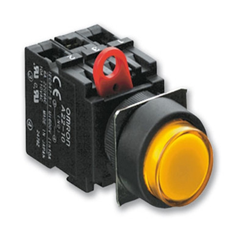A22LTR OMRON PUSHBUTTON ILL PROJECTION TYPEIP65 RED
