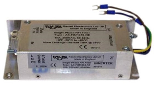 AXFIM1010RE OMRON MX FOOTPRINT RFI FILTER 10A200VAC SINGLE PHASE FOR 0.12 TO 0.55KW M ODELS