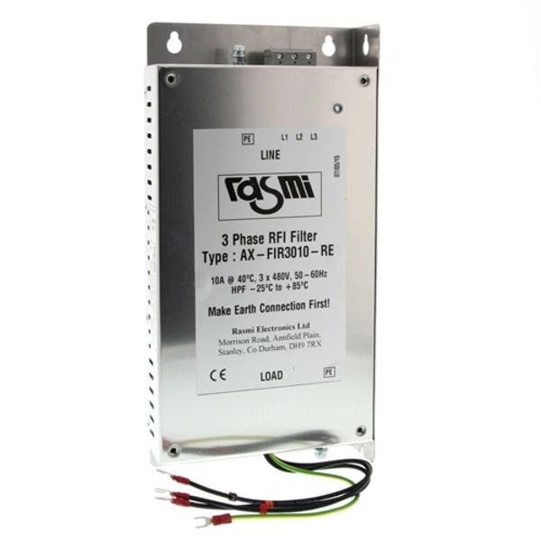 AXFIR3064RE OMRON RX FOOTPRINT RFI FILTER, 64A, 400VAC3 PHASE FOR 30KW MODELS