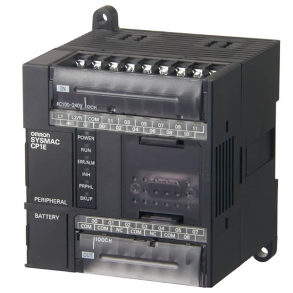 CP1EN20DTD OMRON - PLC, 24 VDC supply, 12 x 24 VDC inputs, 8PLC, 24 VDC supply, 12 x 24 VDC inputs, 8 x NPN outputs 0.3 A, 8K steps program + 8K words data memory, RS-232C port