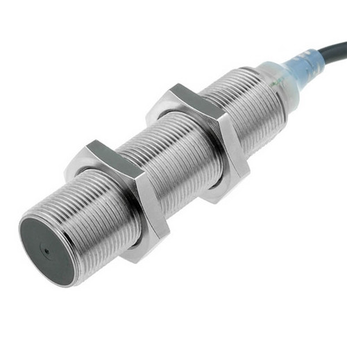 E2AM18LS08WPB12 OMRON PROXIMITY SENSOR, INDUCTIVE,NICKEL-BRASS, LONG BODY, M18, SHIELDED, 8MM, DC, 3-WIRE, PNP-NO,2M CABLE, FULL P ART NO: E2AM18LS08WPB12M